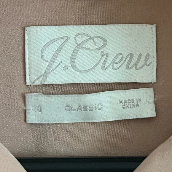 J.CREW CLASSIC FIT RUFFLE NECK SILK POPOVER - Picture 6 of 9